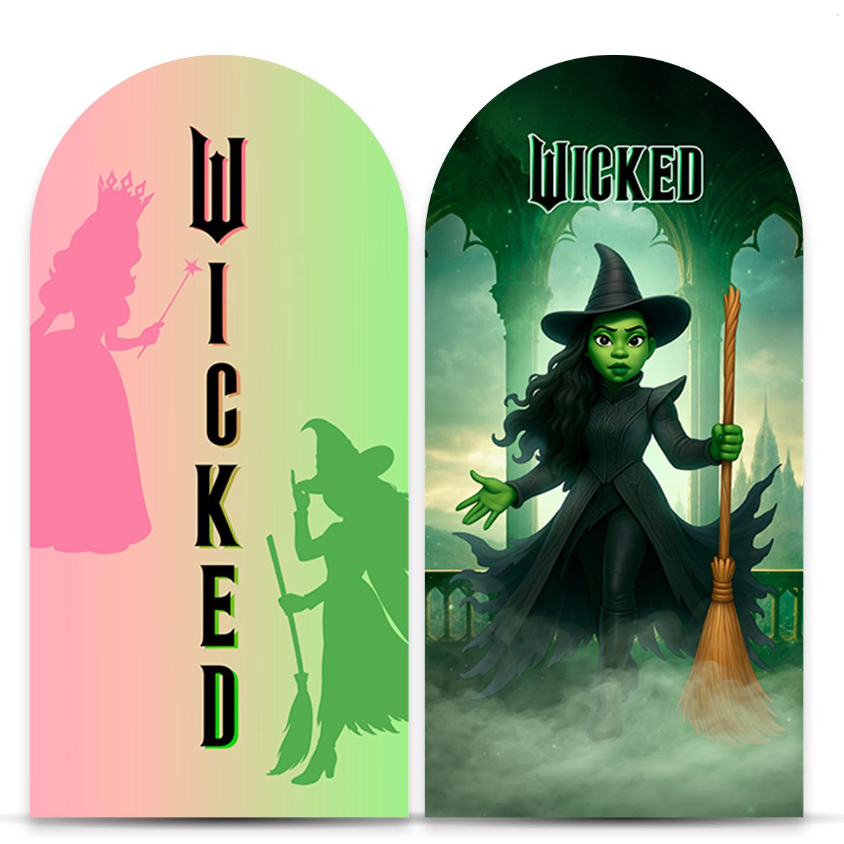 Painel Romano Tema Wicked 7169 - Painel Romano 7169 - Painel Festivo