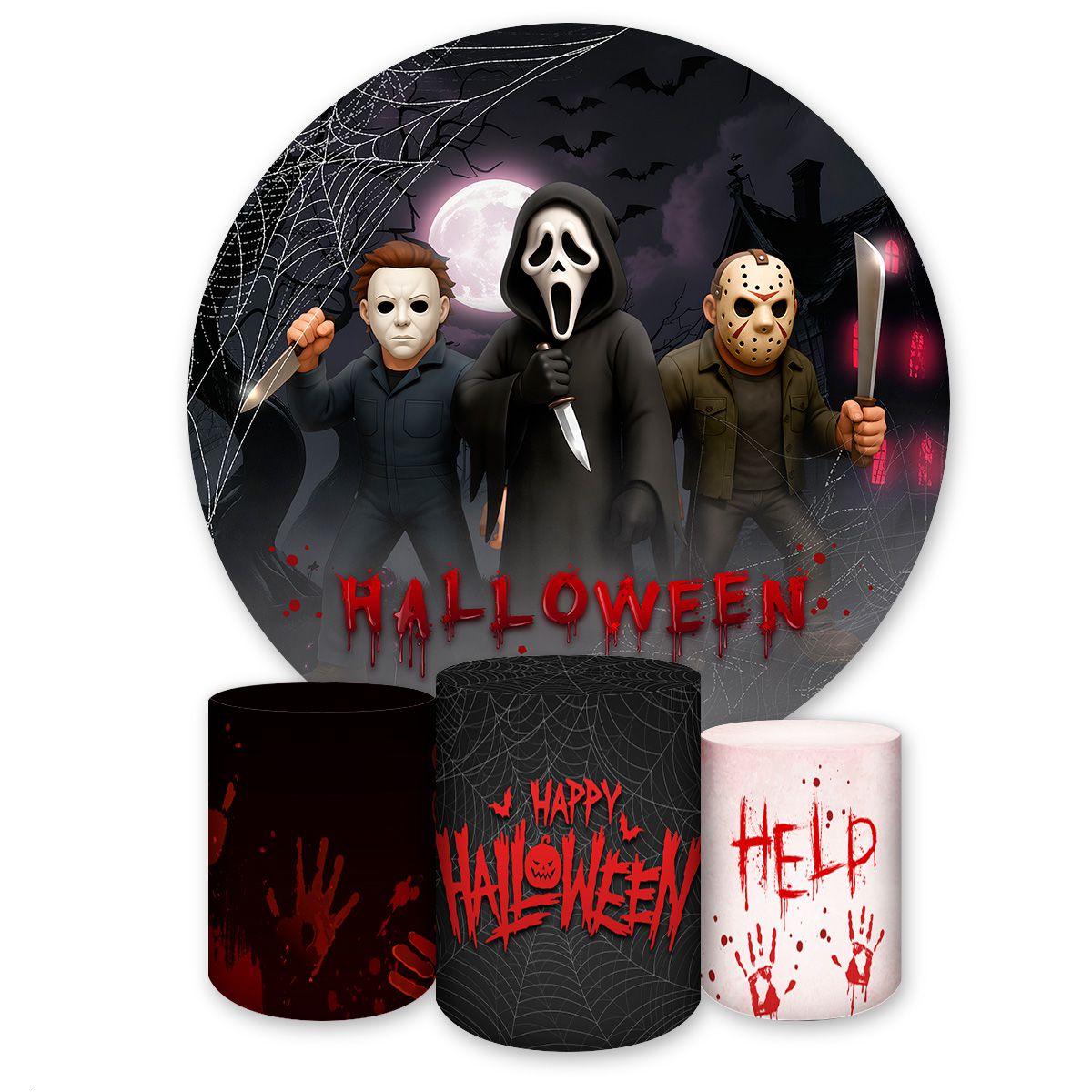 Kit Completo Tema Halloween 7159 - Kit Completo 7159 - Painel Festivo
