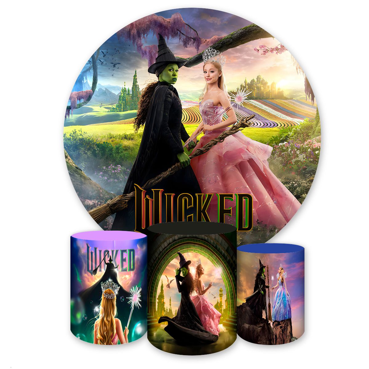 Kit Completo Tema Wicked 7170 - Kit Completo 7170 - Painel Festivo