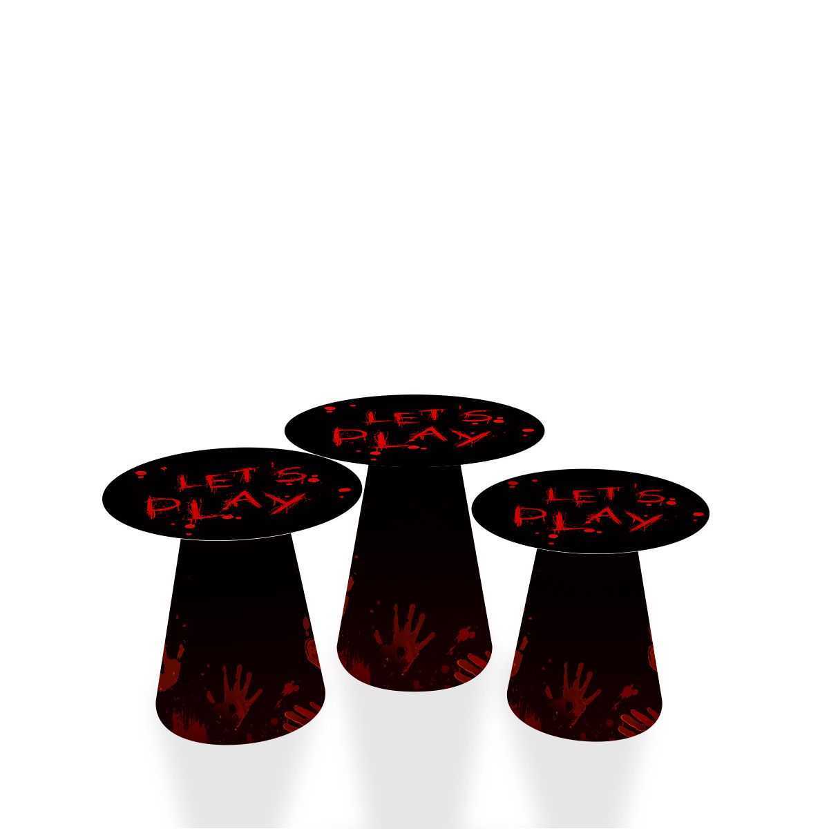 Kit Mesa Cone Tema Halloween 7159 - Kit Mesa Cone 7159 - Painel Festivo