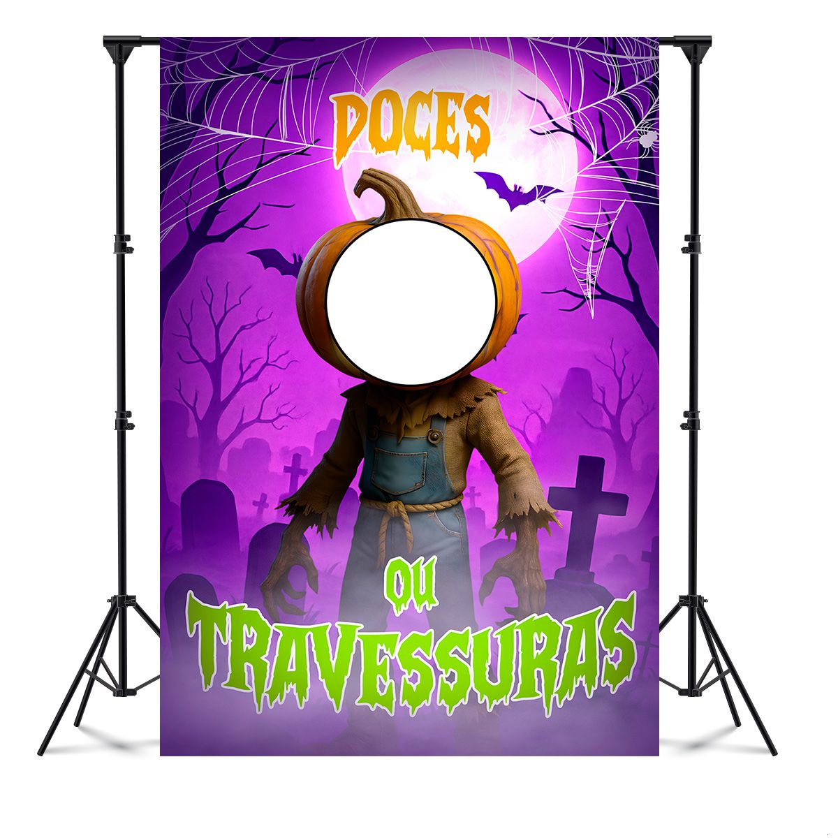Painel Interativo Tema Halloween 7162 - Painel Interativo 7162 - Painel Festivo