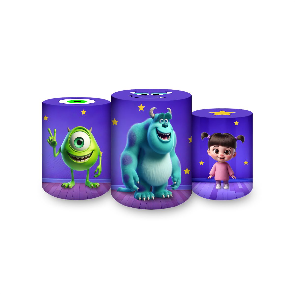 Trio Capas Cilindros Subl... - Painel Festivo