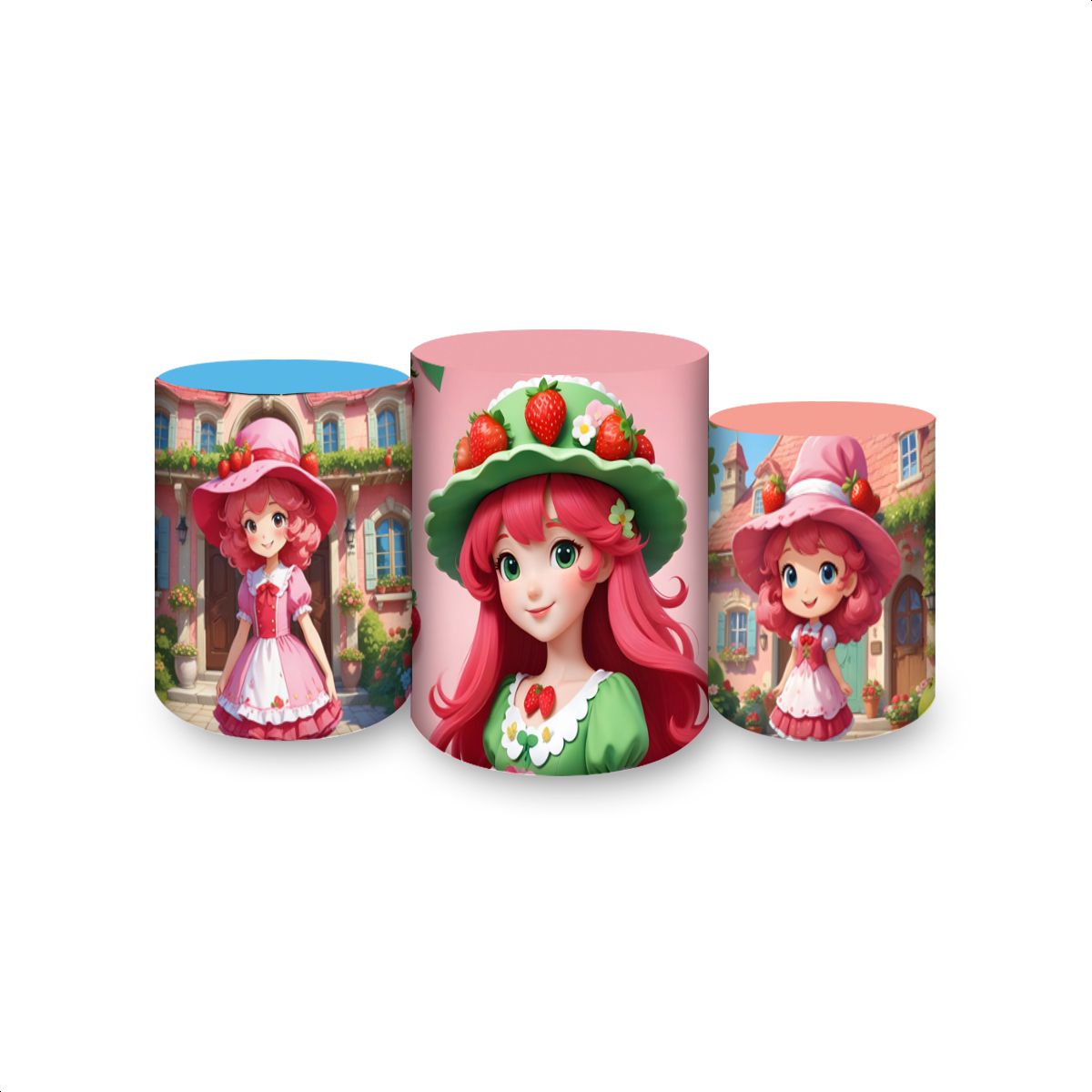 Trio Capas Cilindros Subl... - Painel Festivo