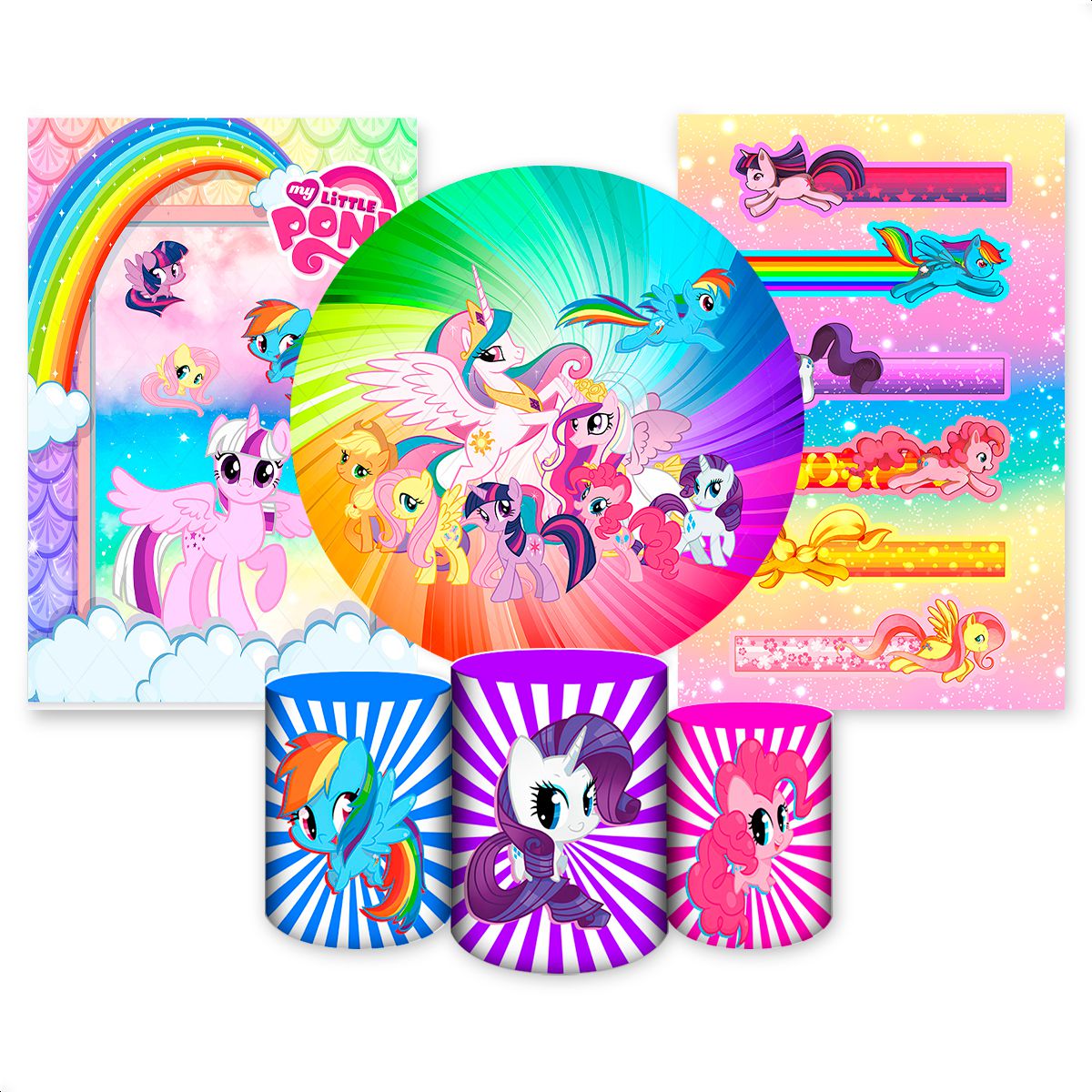 Kit Capa Painel Redondo +... - Painel Festivo