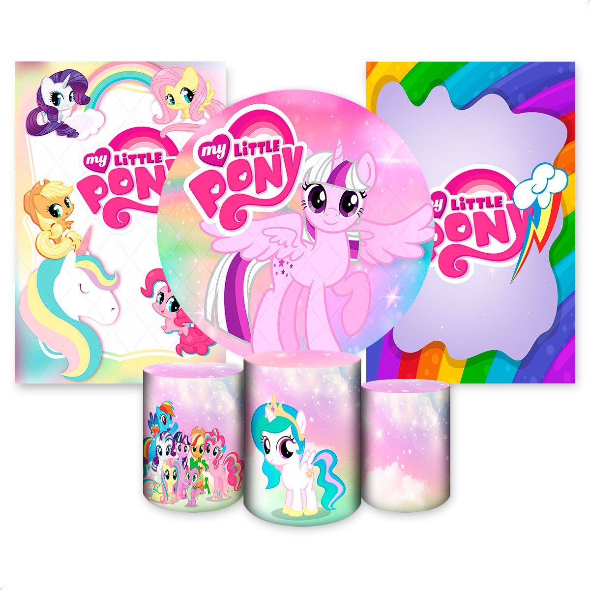 Kit Capa Painel Redondo +... - Painel Festivo