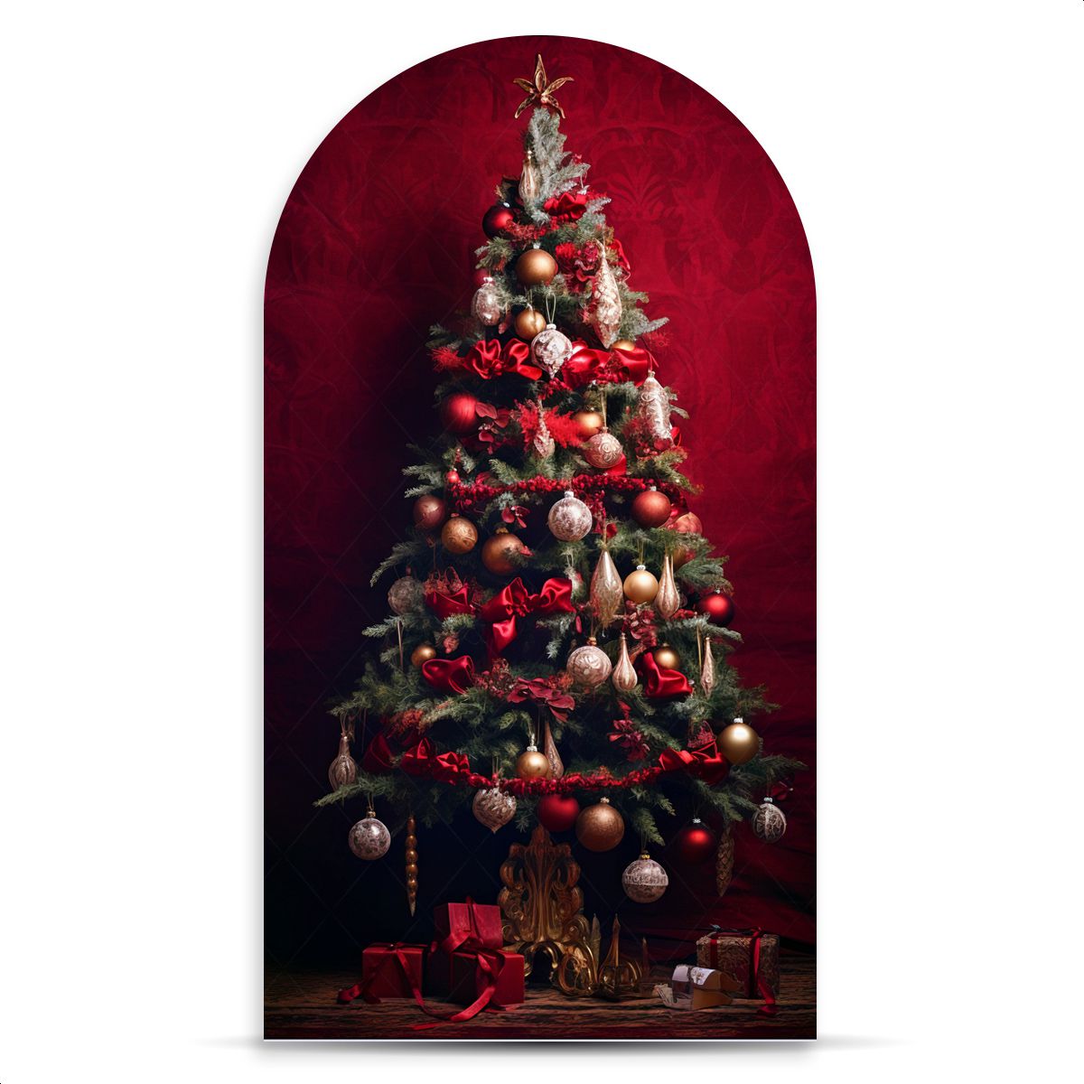 Capa Painel Romano Sublimado Tema Natal 2512 - Pa... - Painel Festivo