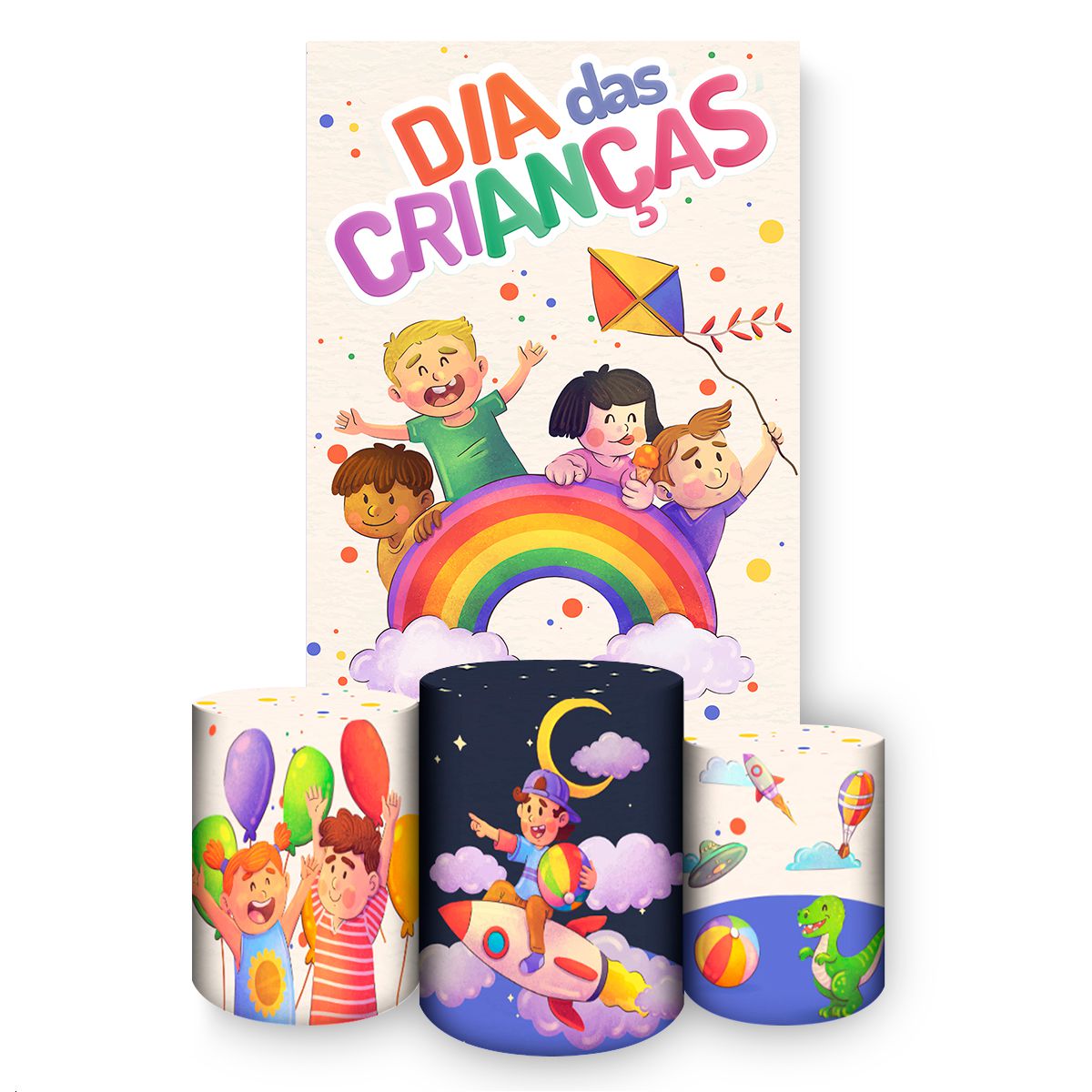 Capa Retangular + Trio Ca... - Painel Festivo