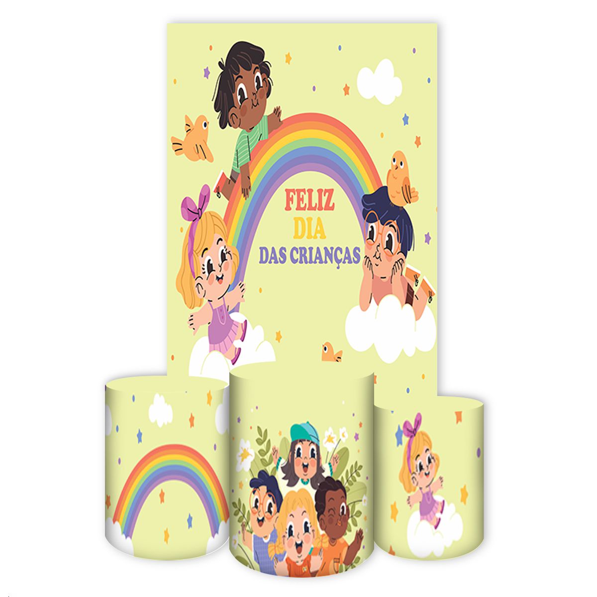 Capa Retangular + Trio Ca... - Painel Festivo