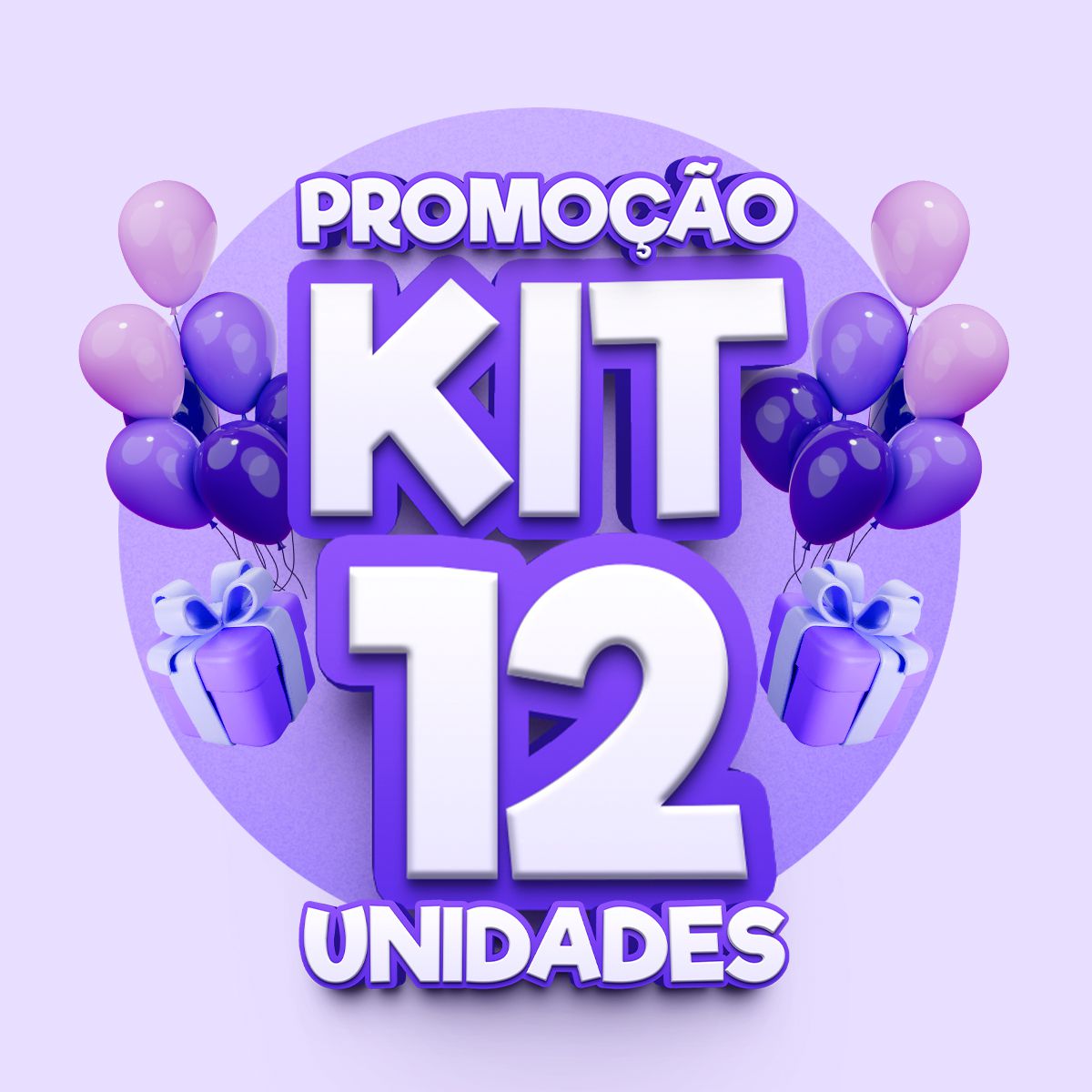 Atacado - 12 unidades Pai... - Painel Festivo