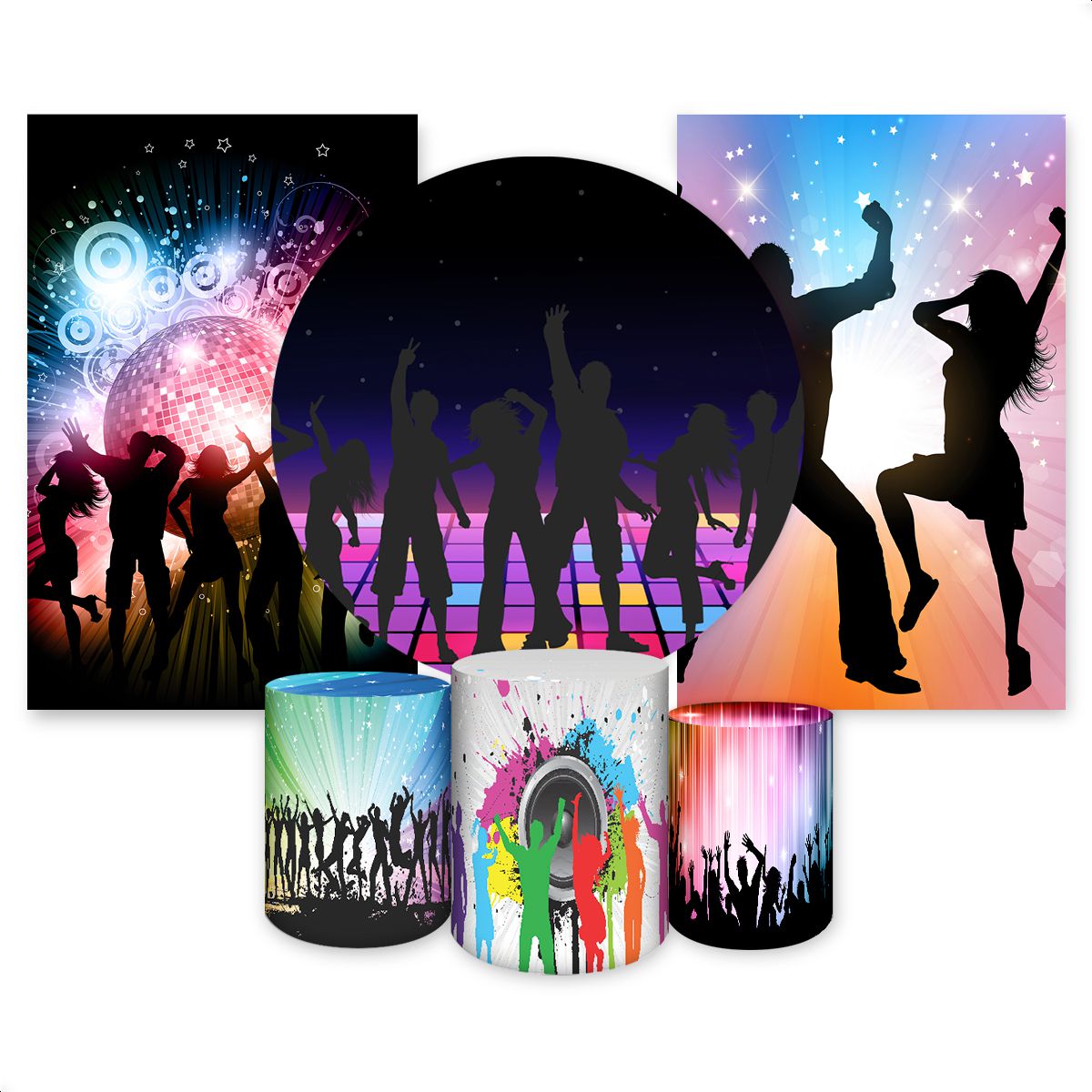 Kit Capa Painel Redondo +... - Painel Festivo