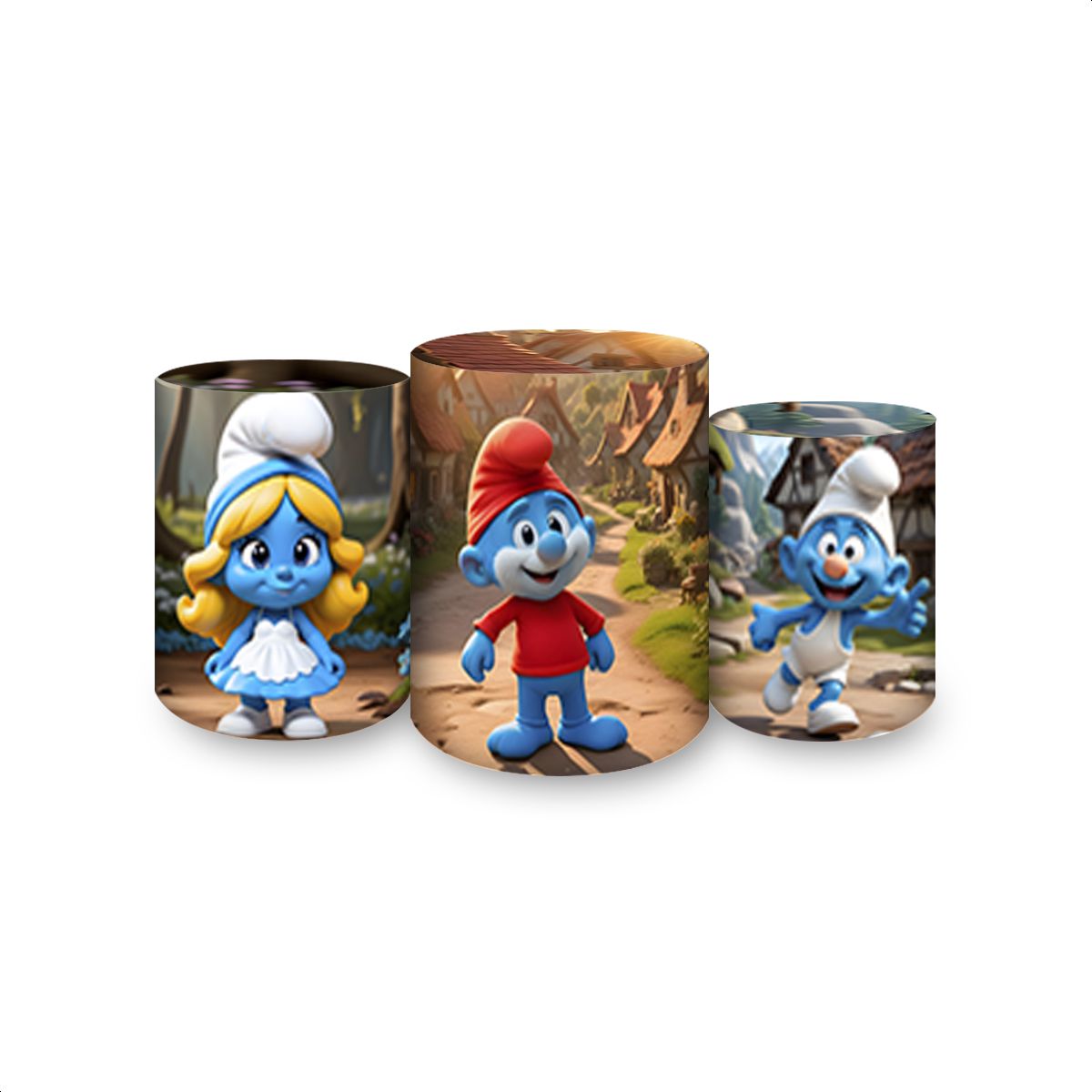 Trio Capas Cilindros Subl... - Painel Festivo