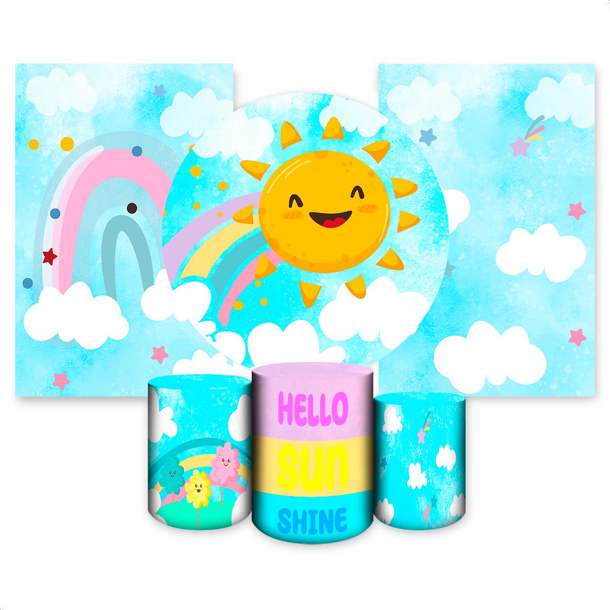 Kit Capa Painel Redondo +... - Painel Festivo
