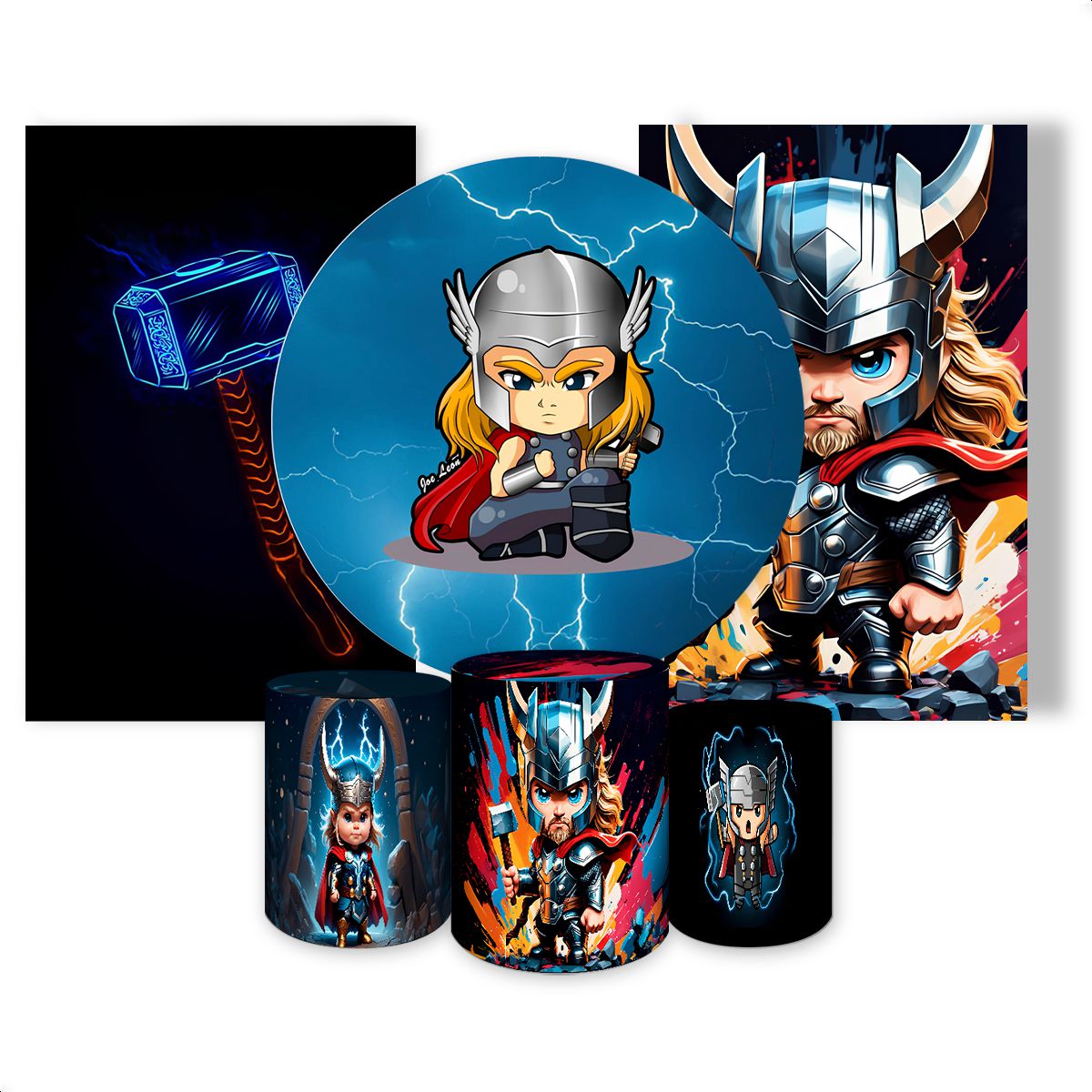 Kit Capa Painel Redondo +... - Painel Festivo