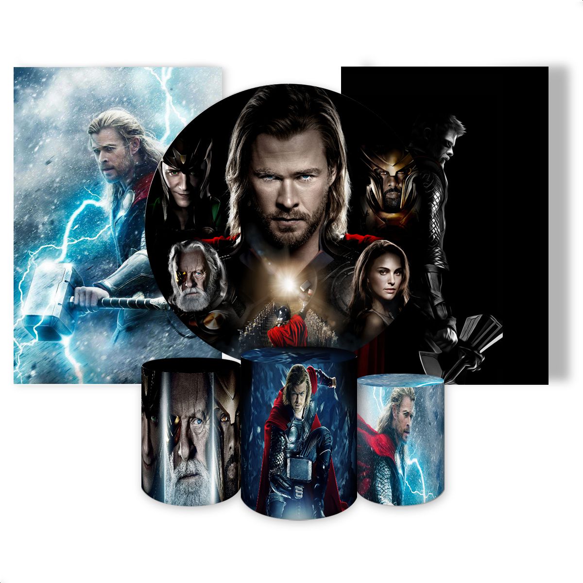 Kit Capa Painel Redondo +... - Painel Festivo