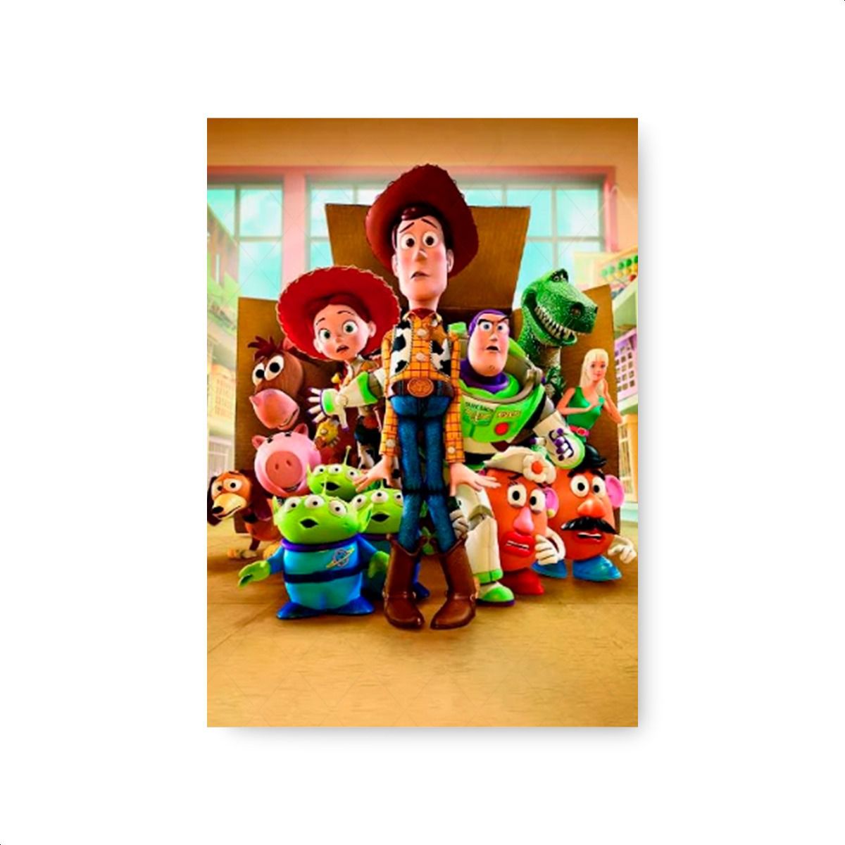 Capa Painel Retangular Sublimado Tema Toy Story 38... - Painel Festivo