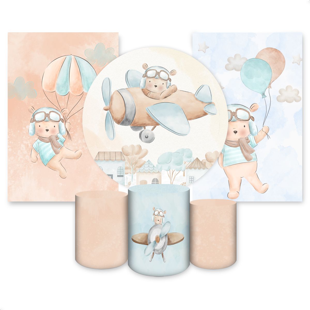 Kit Capa Painel Redondo +... - Painel Festivo