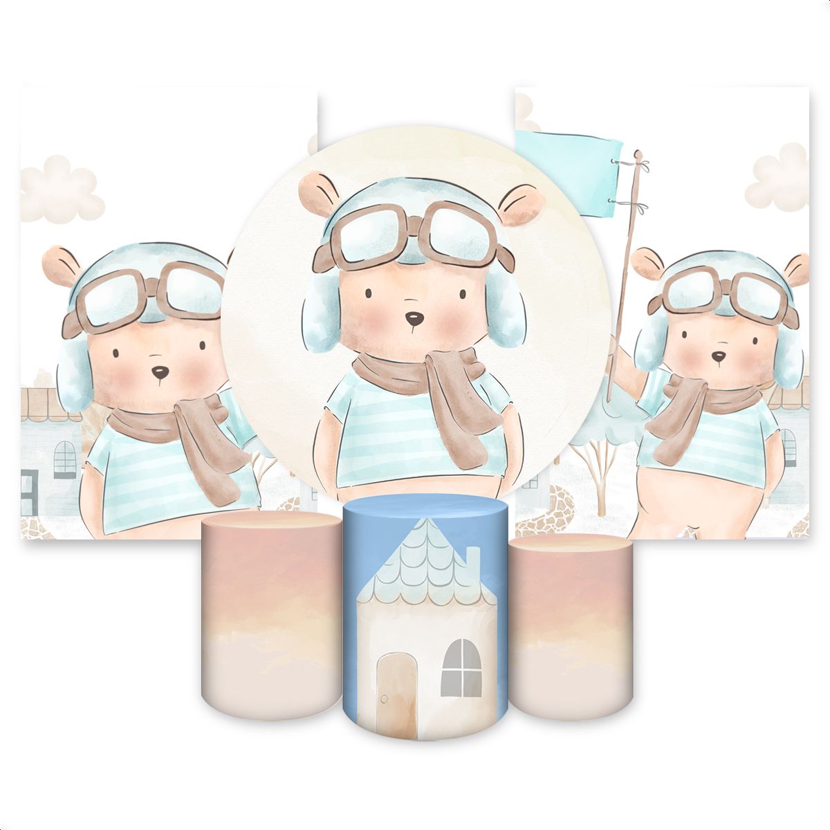 Kit Capa Painel Redondo +... - Painel Festivo