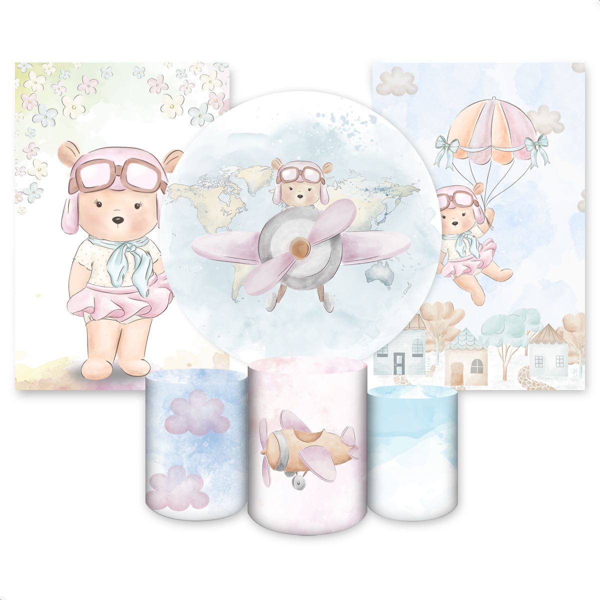 Kit Capa Painel Redondo +... - Painel Festivo