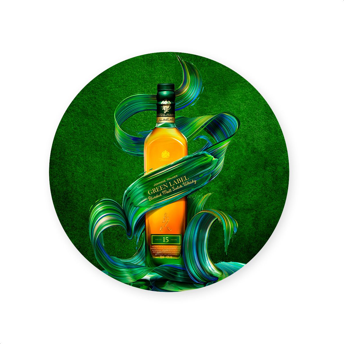Capa Painel Redondo Sublimados Tema Whisky 4024 - ... - Painel Festivo