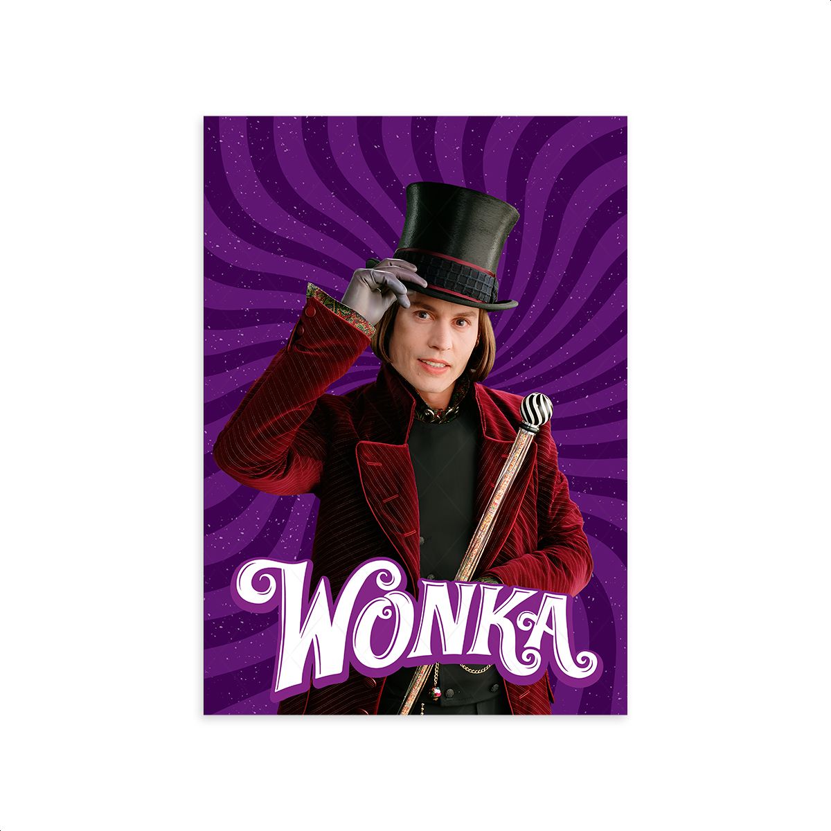Capa Painel Retangular Sublimado Tema Willy Wonka ... - Painel Festivo