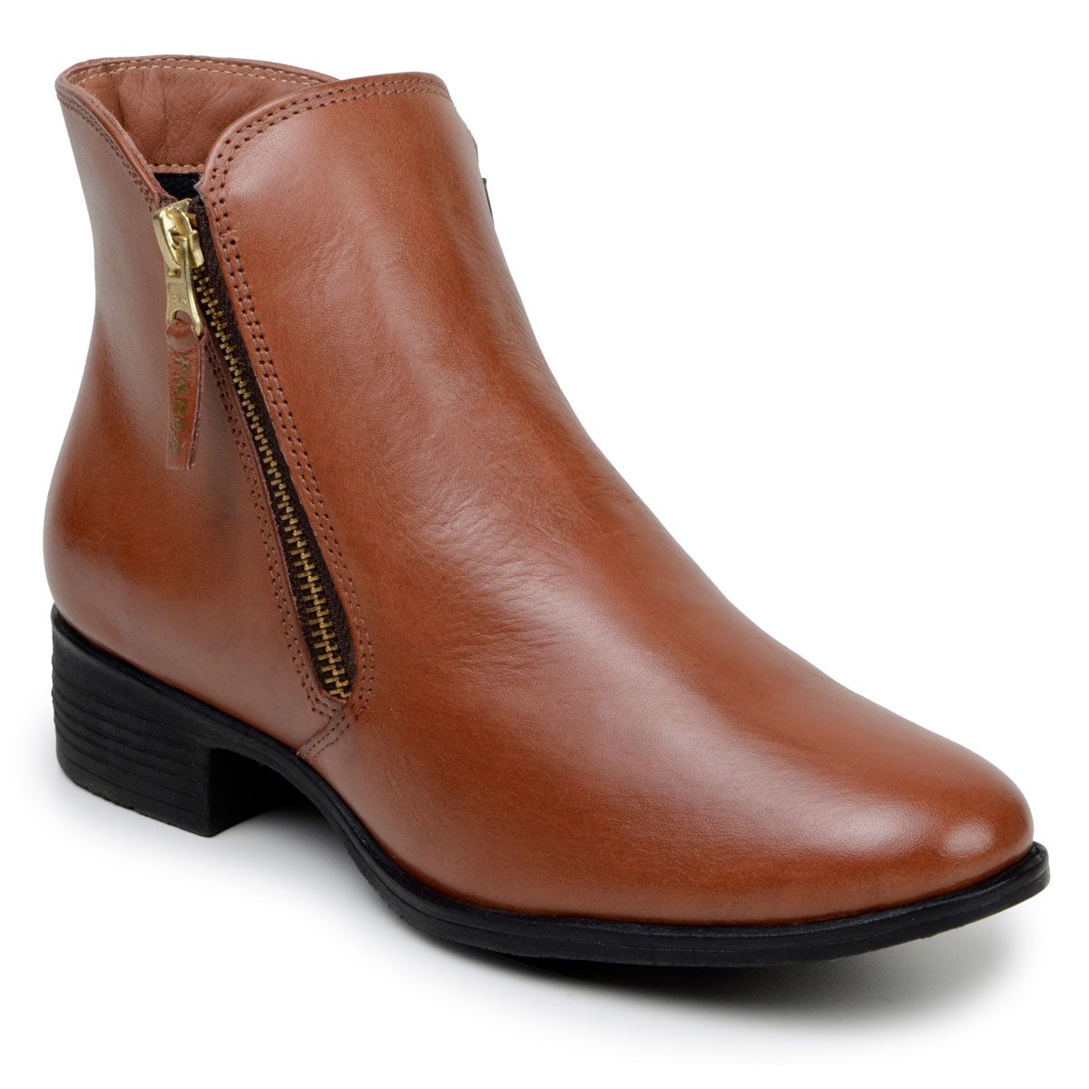 Botinha Feminina Chelsea Com Zíper Lateral Cano Cu... - PARRA BOOTS
