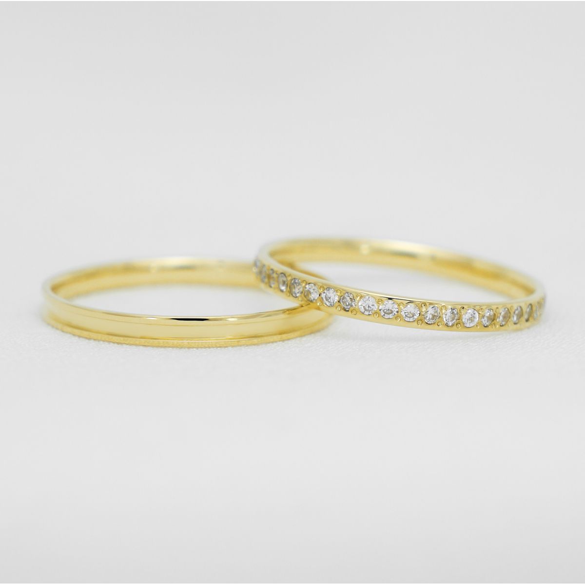 Aliança de Casamento em Ouro maciço Mavie Gold - P... - PIPPER JOIAS