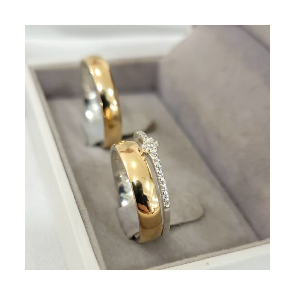 Par Aliança Casamento ou Noiva... - PIPPER JOIAS