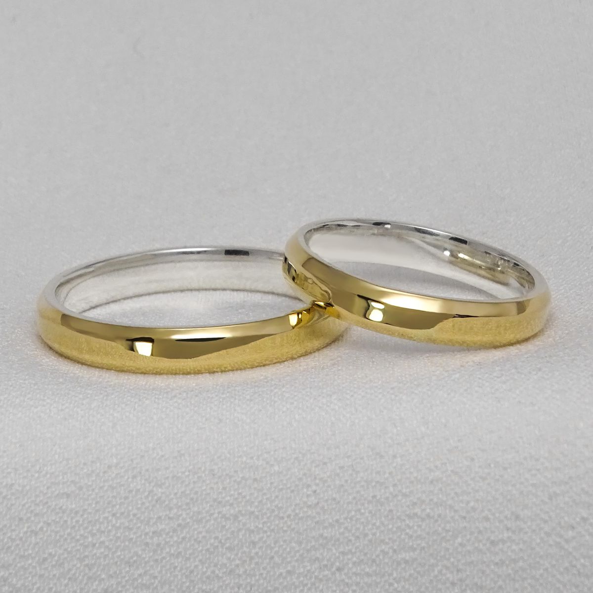 Aliança de Noivado e Casamento em Ouro e Prata Cha... - PIPPER JOIAS
