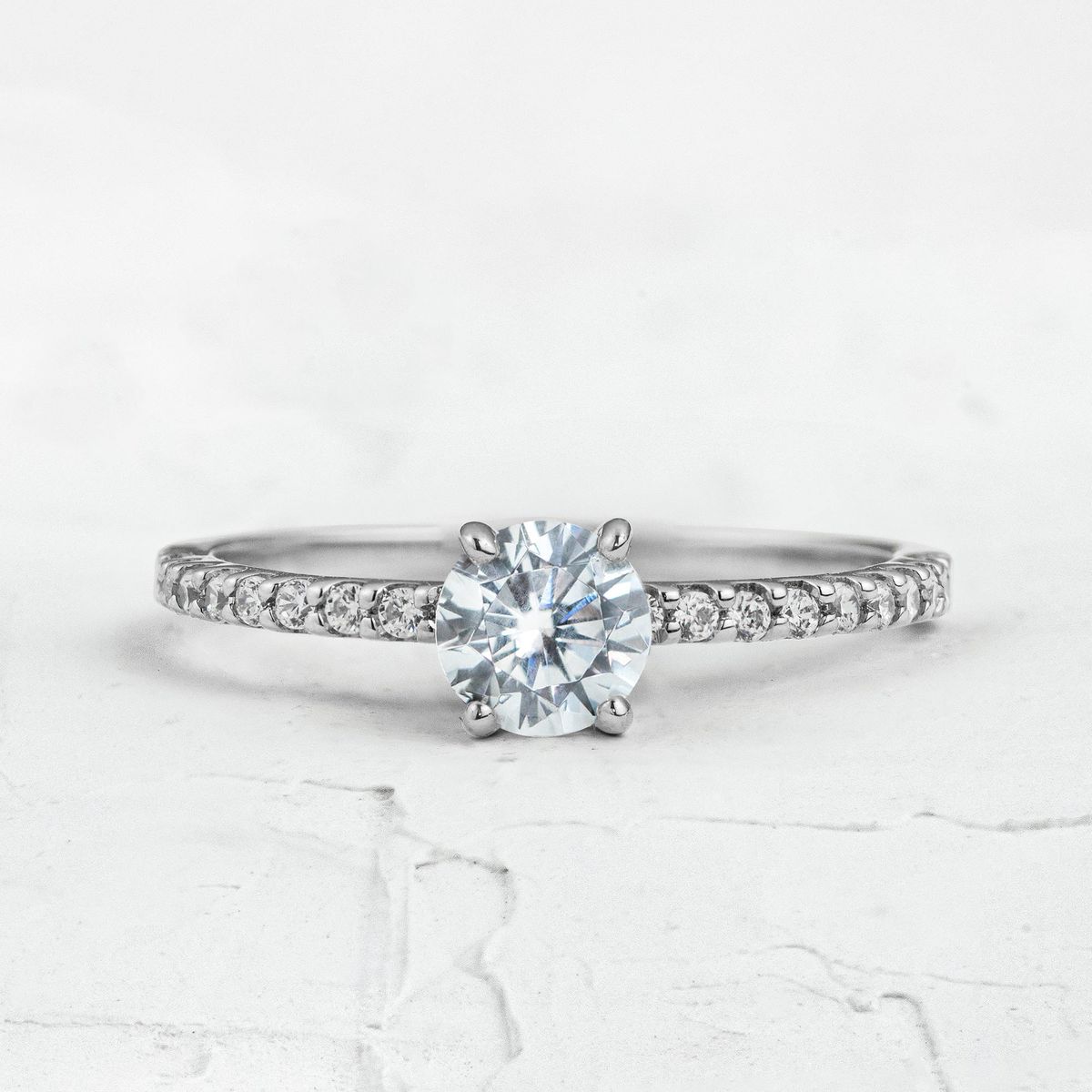 Anel de Prata Esterlina 925 Lúmio - Rosê & Co.