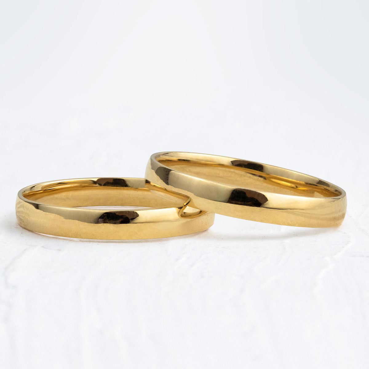 Aliança de Casamento em Ouro 3mm Abaulada Classic - Par - Rosê & Co.