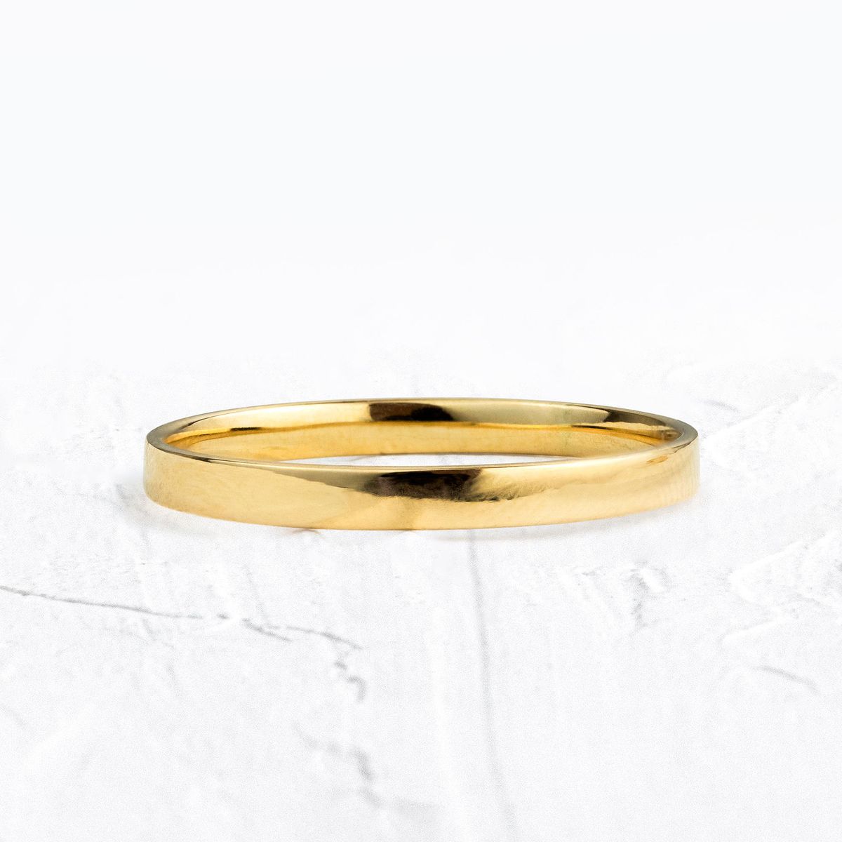 Aliança de Casamento em Ouro 2mm Reta Mônaco - Unidade - Rosê & Co.