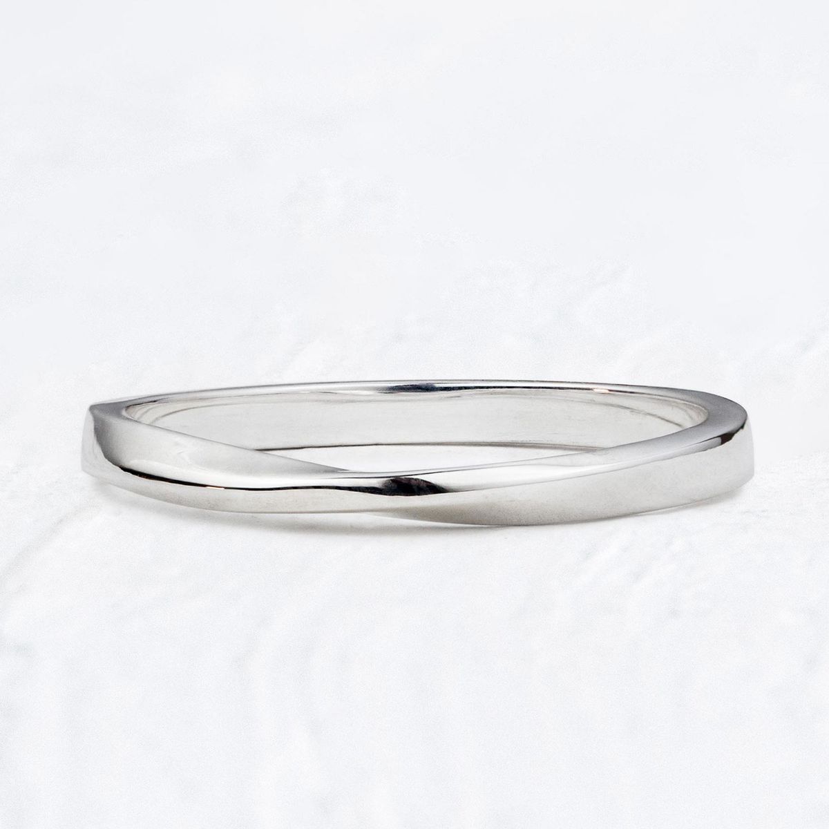 Aliança de Namoro Prata esterlina 925 2mm Infinity - Unidade - Rosê & Co.