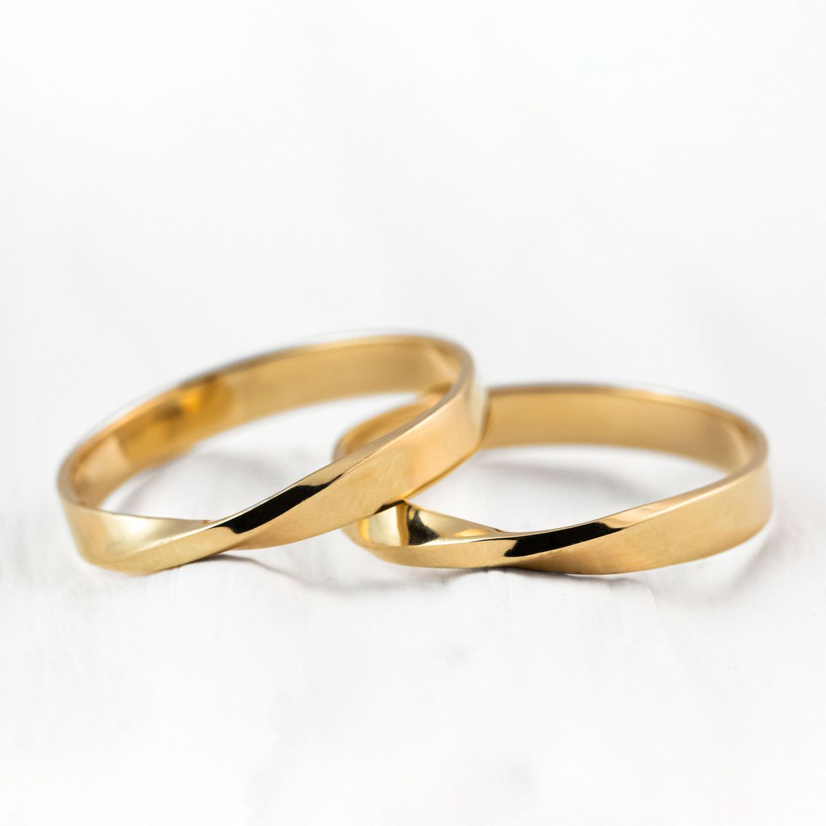 Aliança de Casamento em Ouro 3mm Eternal - Par - Rosê & Co.