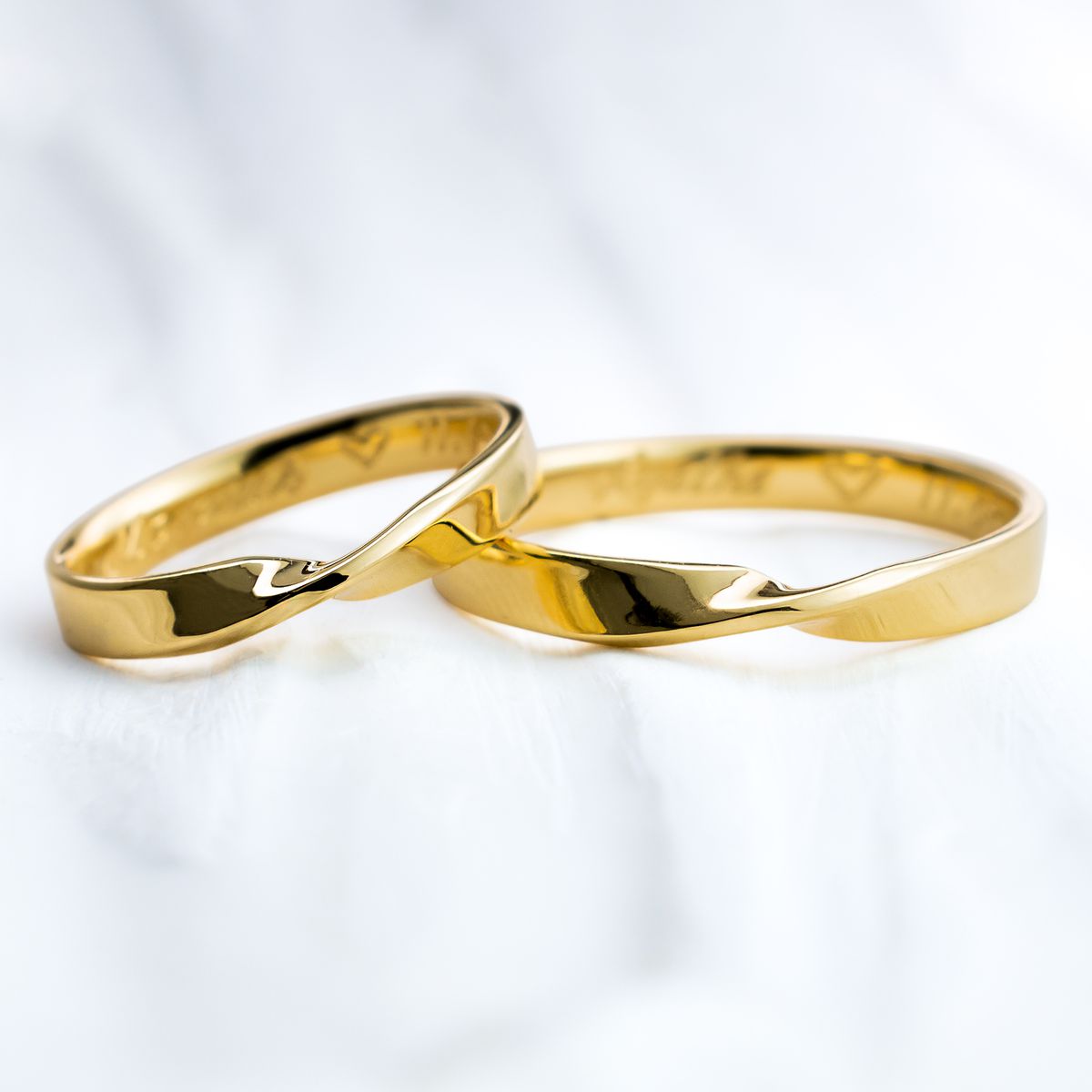 Aliança de Casamento em Ouro 3mm Eternal - Par - Rosê & Co.
