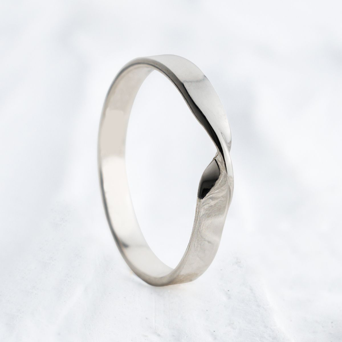 Aliança de Namoro Prata Esterlina 925 3mm Infinita - Unidade - Rosê & Co.