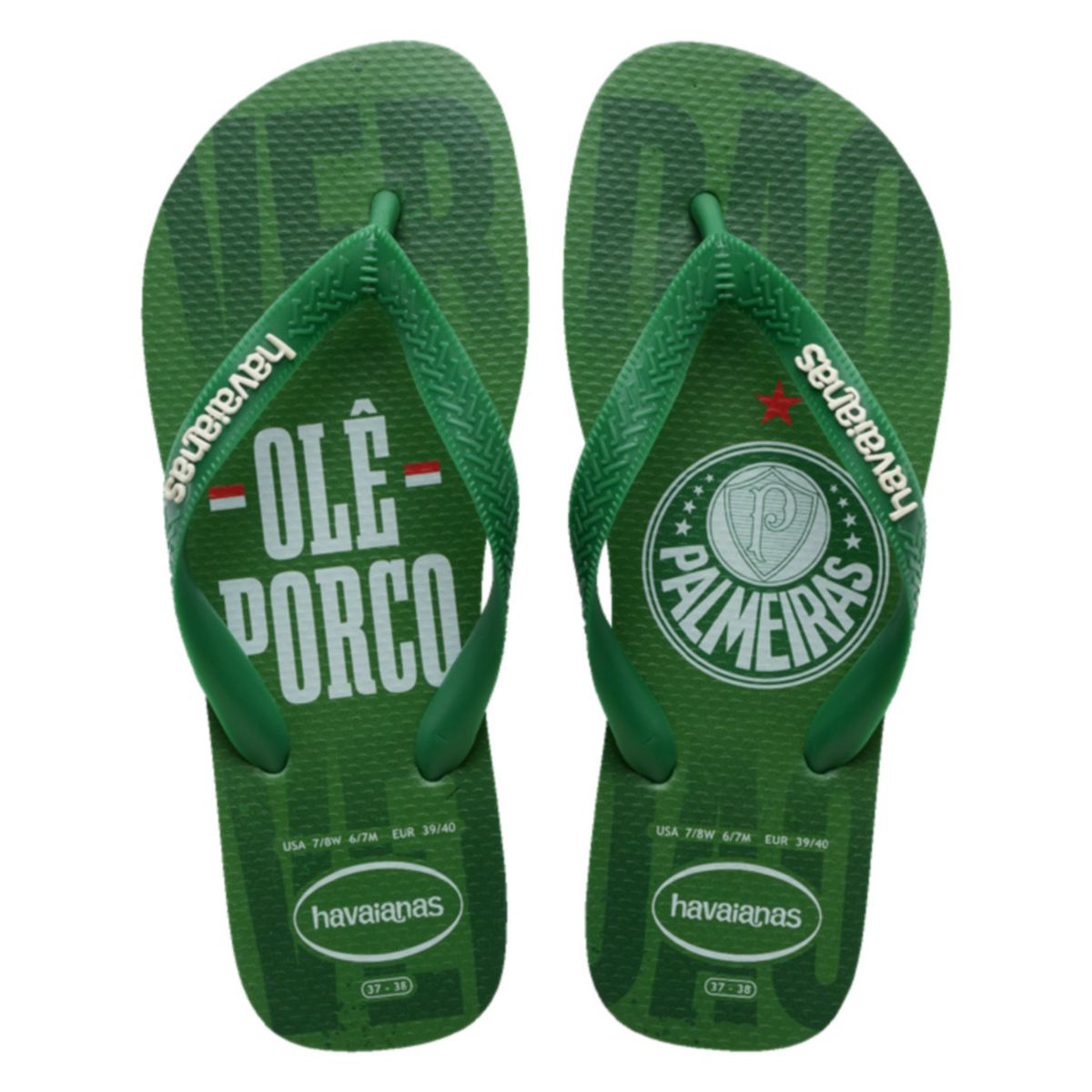 Chinelo Havaianas Top Times-Verde