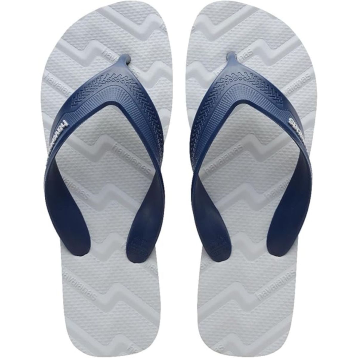 Chinelo Havaianas Masculino Track Waves-Cinza Gelo