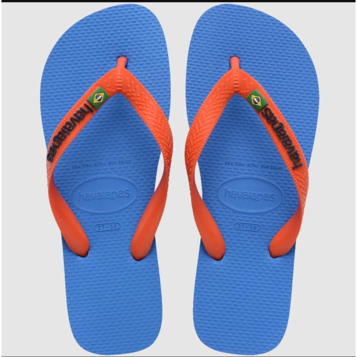 Chinelo Havaianas Top Brasil Logo