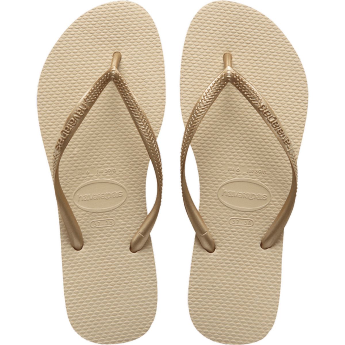 Chinelo Havaianas Slim - Areia Dourado