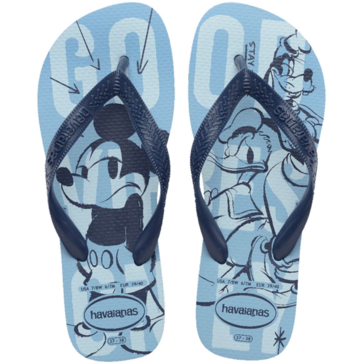 Chinelo Havaianas Top Disney-Azul Lavanda