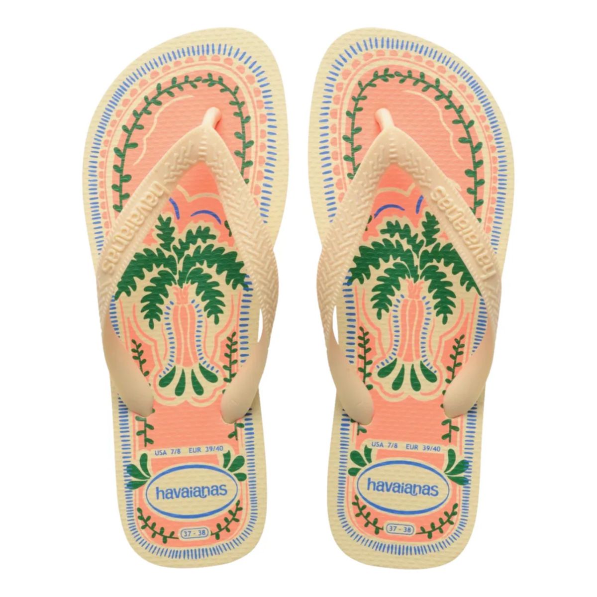 Chinelo Havaianas Top Summer Vibes -Buttercream