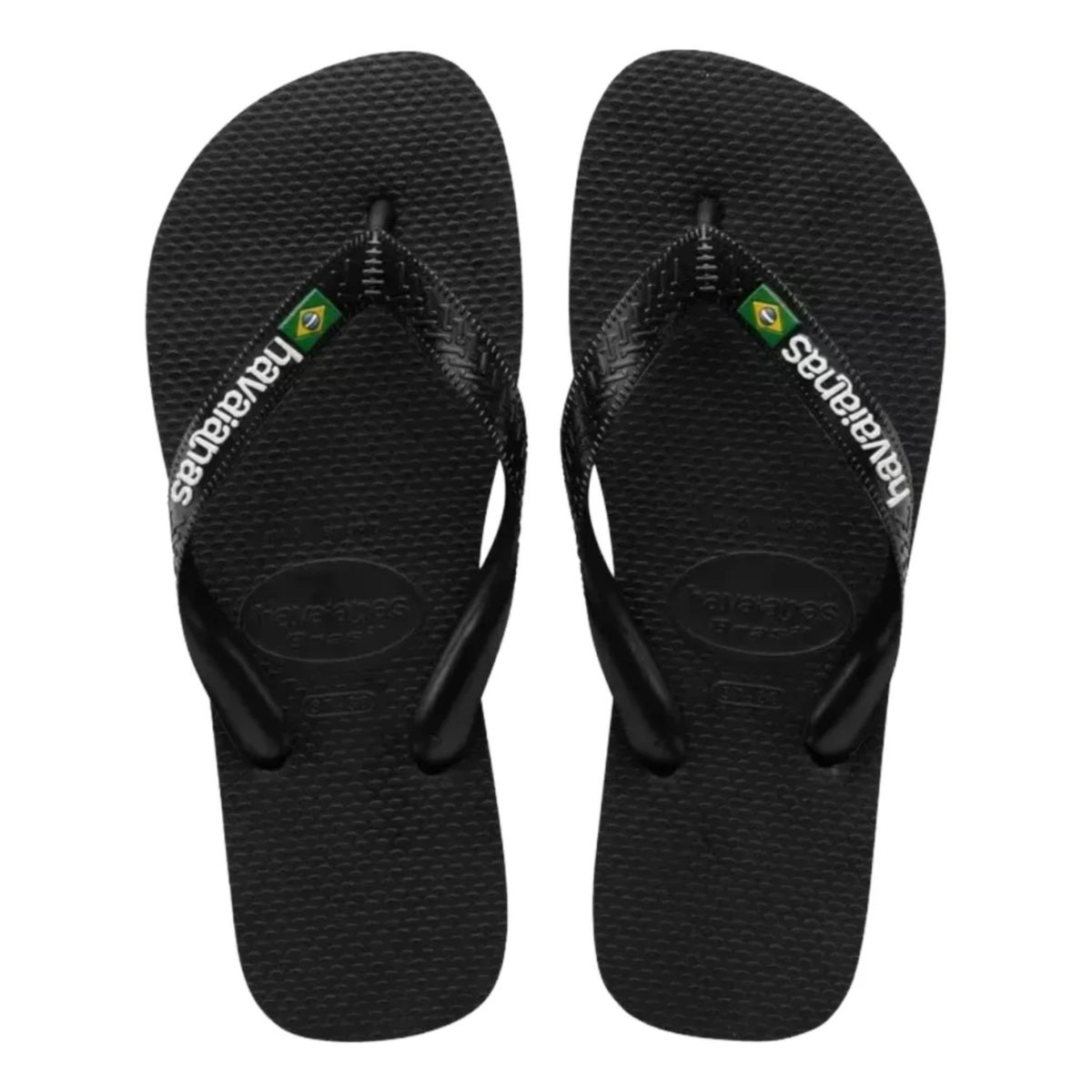 Chinelo Havaianas Brasil Logo-Preto