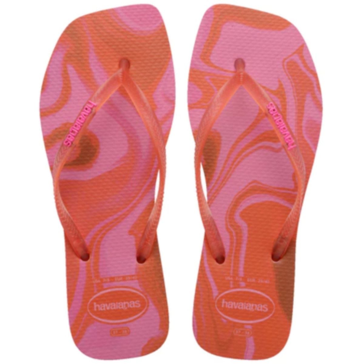 Chinelo Havaianas Slim Square Jelly