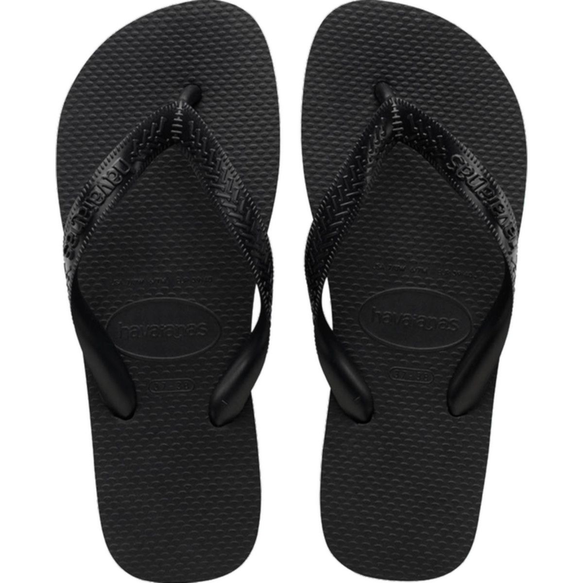 Chinelo Havaianas Unissex Top Infantil- Preto