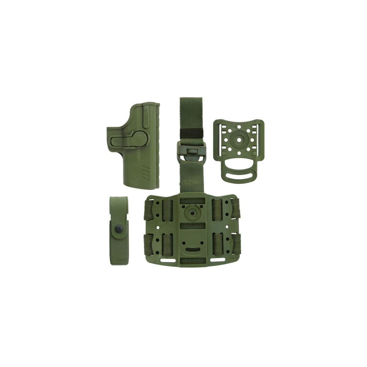 Combo Coldre PRO SR (destro) - 0502 - SHOPPINGMILITAR
