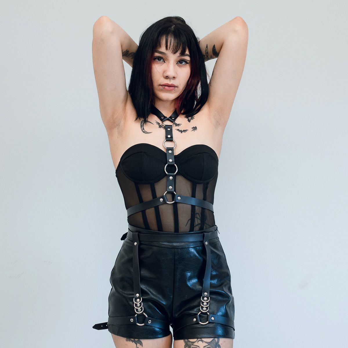 Kit Harness Busto e Coxa de uma Tira