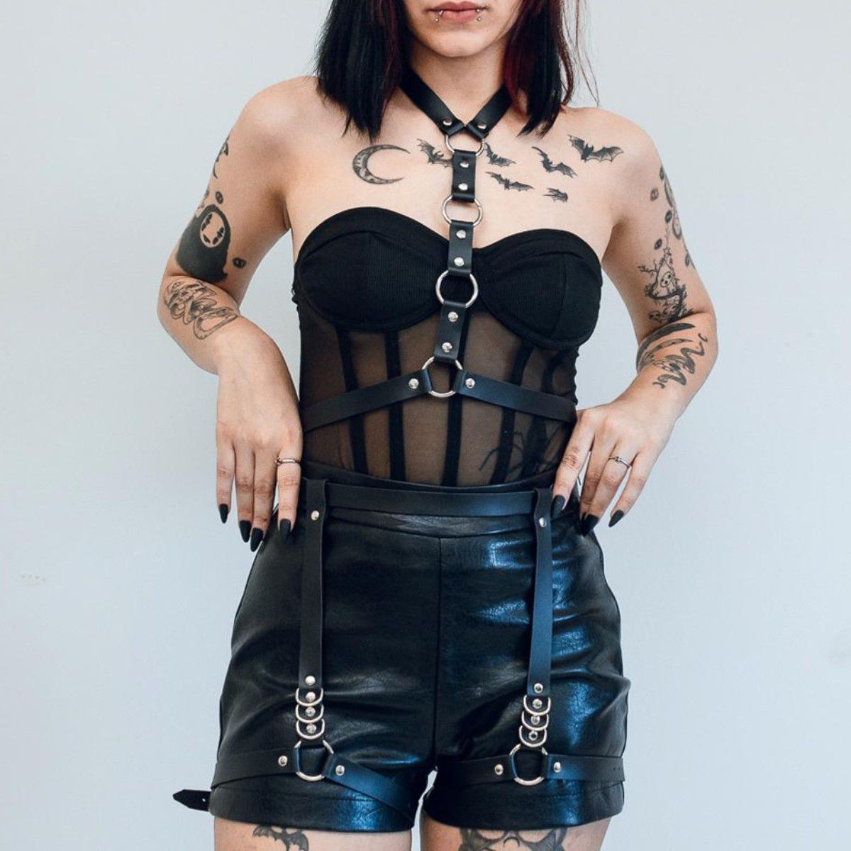 Kit Harness Busto e Coxa de uma Tira