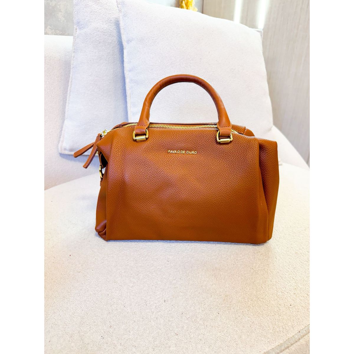 Bolsa Mel marrom - 2736 - Toque da Bella