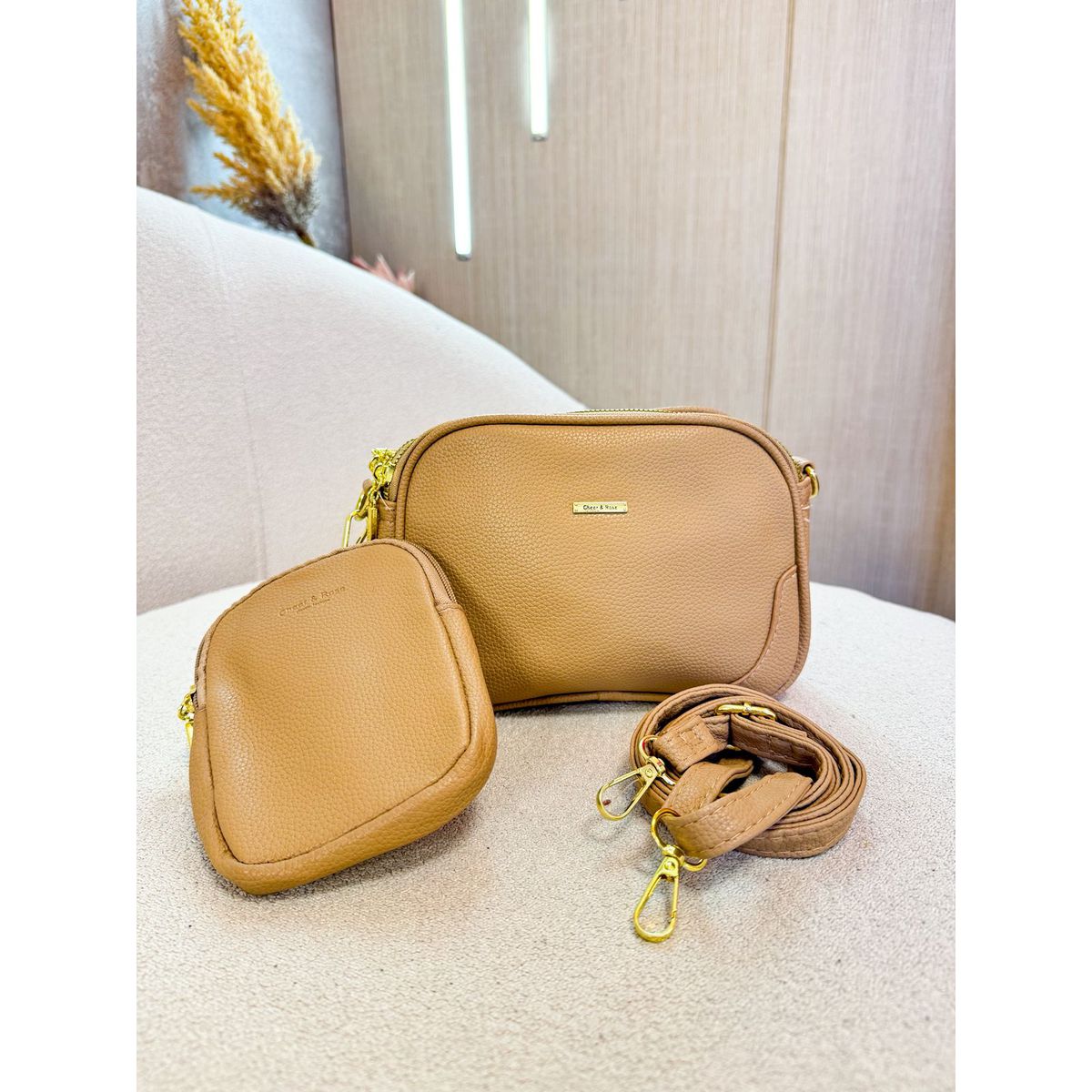 Bolsa Lia nude - 2779 - Toque da Bella