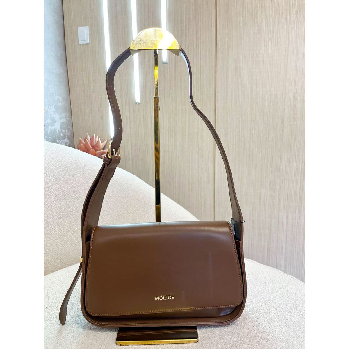 Bolsa Verônica marrom - 2819 - Toque da Bella